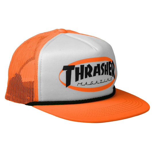 Thrasher Eclipse Mag Logo Trucker Rope Hat