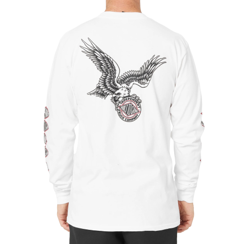Independent BTG Eagle White L/S Tee