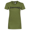 Thrasher Girl Skate Mag Olive Tee