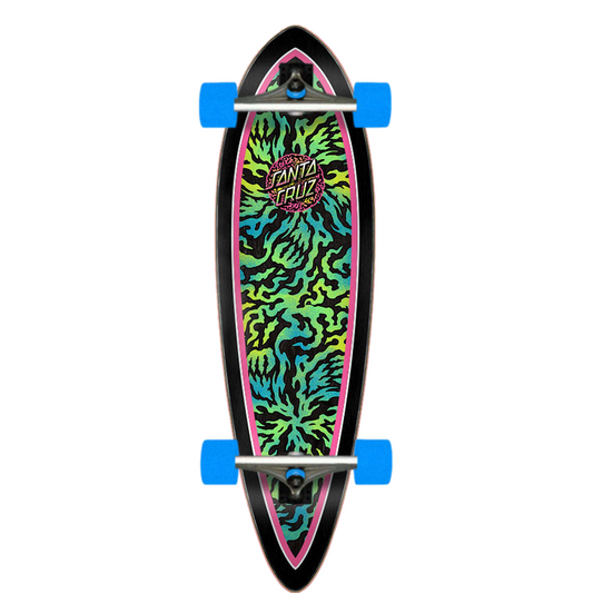 Santa Cruz Obscure Dot Pintail Longboard Complete