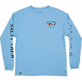 Salty Crew Bruce Long Sleeve Light Blue Men's