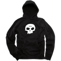 Zero Single Skull Hoodie Mens Black