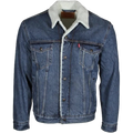Levi's Men's Sherpa Trucker Jacket in Television Indigo