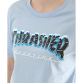 Thrasher Black Ice Light Blue Tee