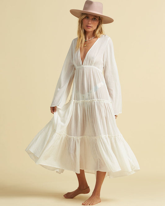 Billabong Salty Blonde Wander Lust Beach Cover Up